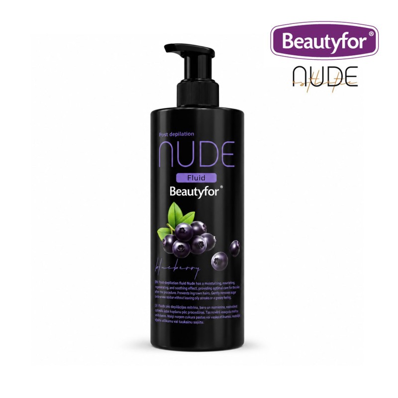Beautyfor Nude Blueberry depilatsioonijärgne fluid 350ml