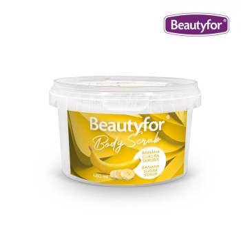 Beautyfor cukura ķermeņa skrubis Banana 480ml