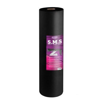 Beautyfor flizelīns SMS ar perforāciju melns 80cm x 150m