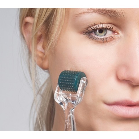 DERMA ROLLER mesoteraapia jaoks 192 titaannõeladega