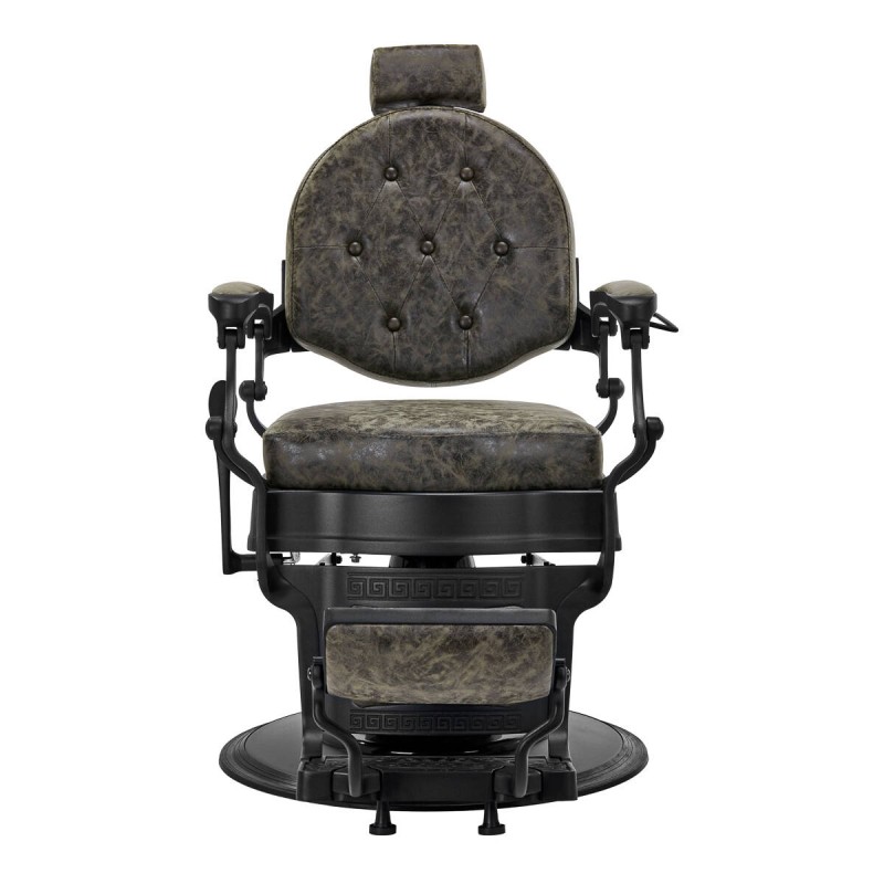 Meeste klienditool GABBIANO BARBER PRESIDENT OLD LEATHER roheline