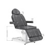 Kosmeetiku kliendivoodi AZZURRO 803D hall