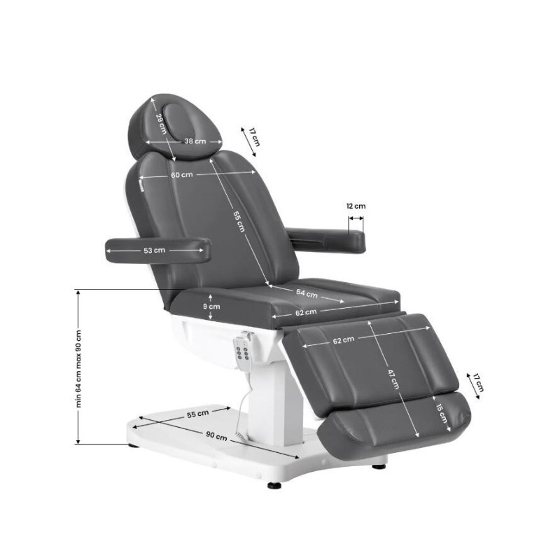 Kosmeetiku kliendivoodi AZZURRO 803D hall