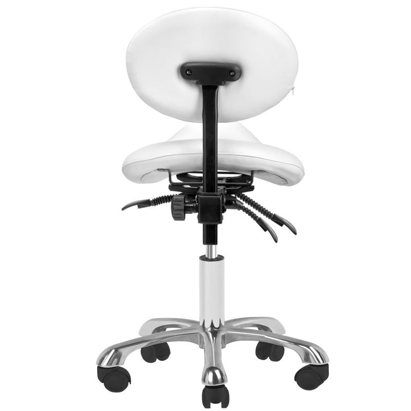 Sadultool seljatoega GIOVANNI 1025, valge