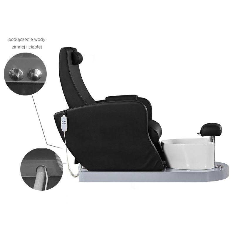 Spa pediküüritool AZZURRO 016B, must