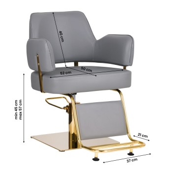 Juuksuri klienditool GABBIANO LINZ GOLD hall