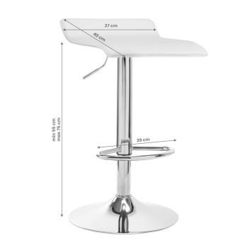Vastuvõtutool HOKER QS-B08, valge