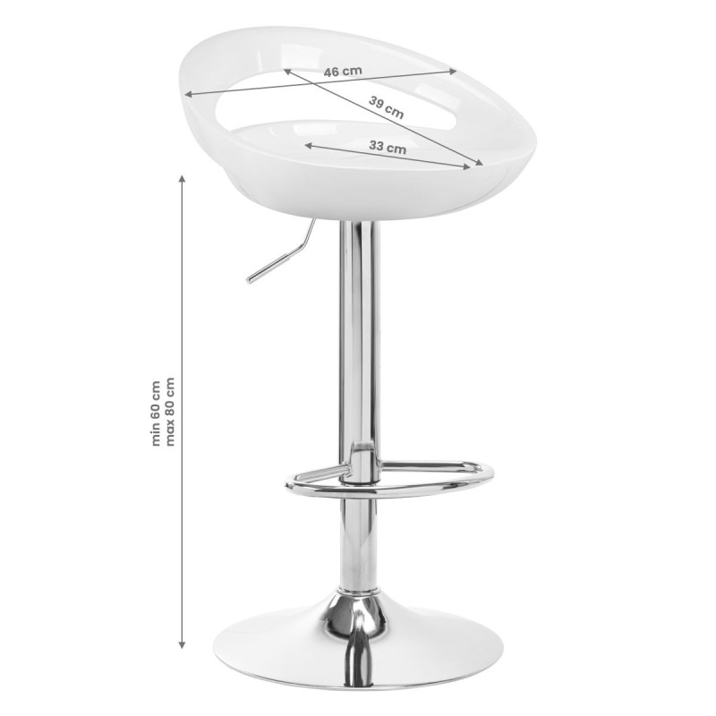Vastuvõtutool HOKER QS-B01, valge