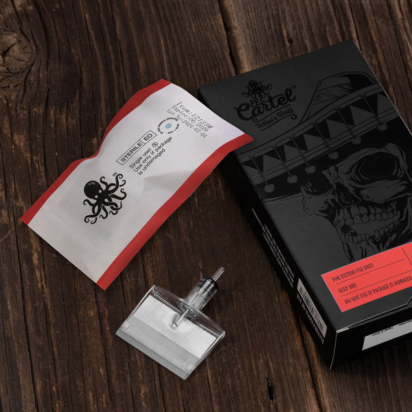 EL CARTEL Tätoveeringu cartridge V2 0.35 123RM ShortTaper 5tk.