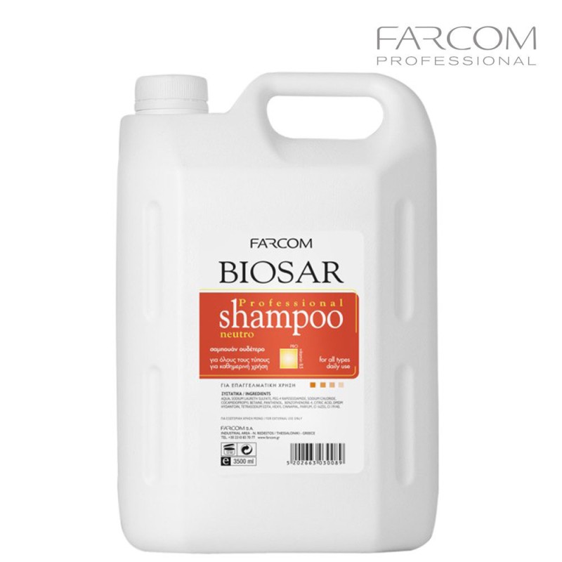 FARCOM BIOSAR NEUTRO Shampoon kõikidele juuksetüüpidele 3500ml