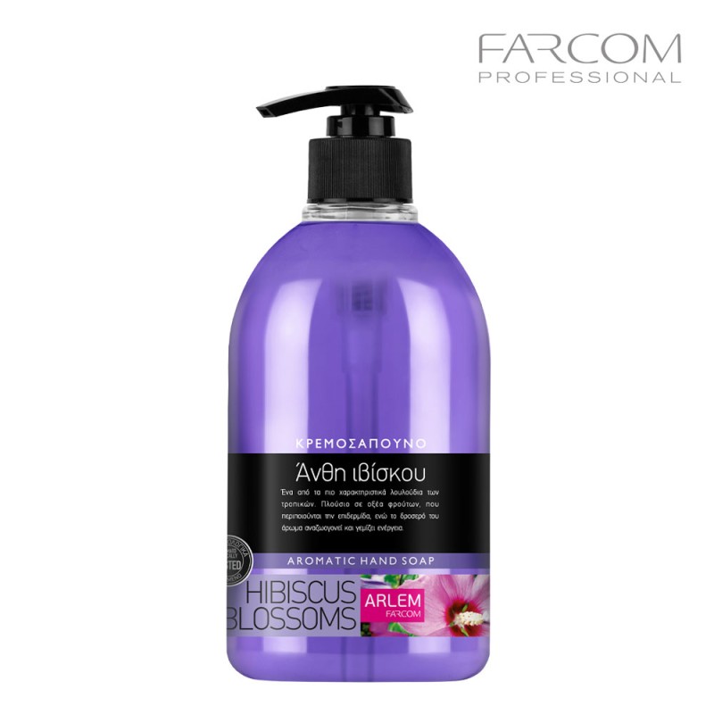 FARCOM ARLEM Vedelseep kätele hibiskuseõite lõhnaga 500ml