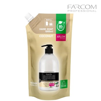 FARCOM ARLEM REFILL Vedelseep kätele kookose lõhnaga 1000ml
