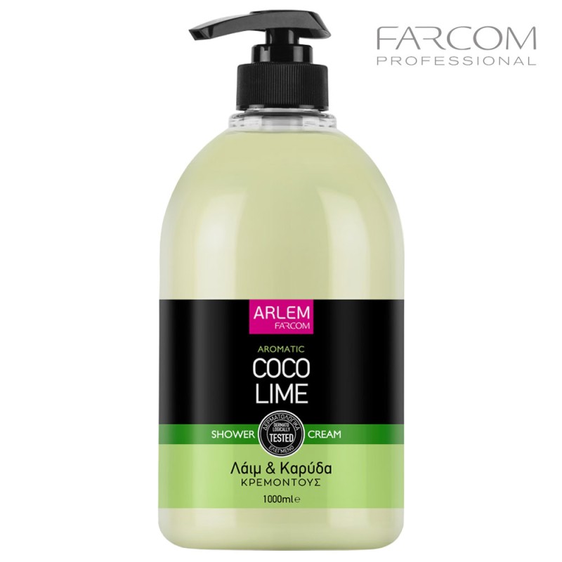 FARCOM ARLEM Dušigeel laimi ja kookose lõhnaga 1000ml