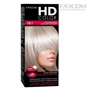 FARCOM HD COLOR Juuksevärvi komplekt 10.1-Extra Light Ash Blond