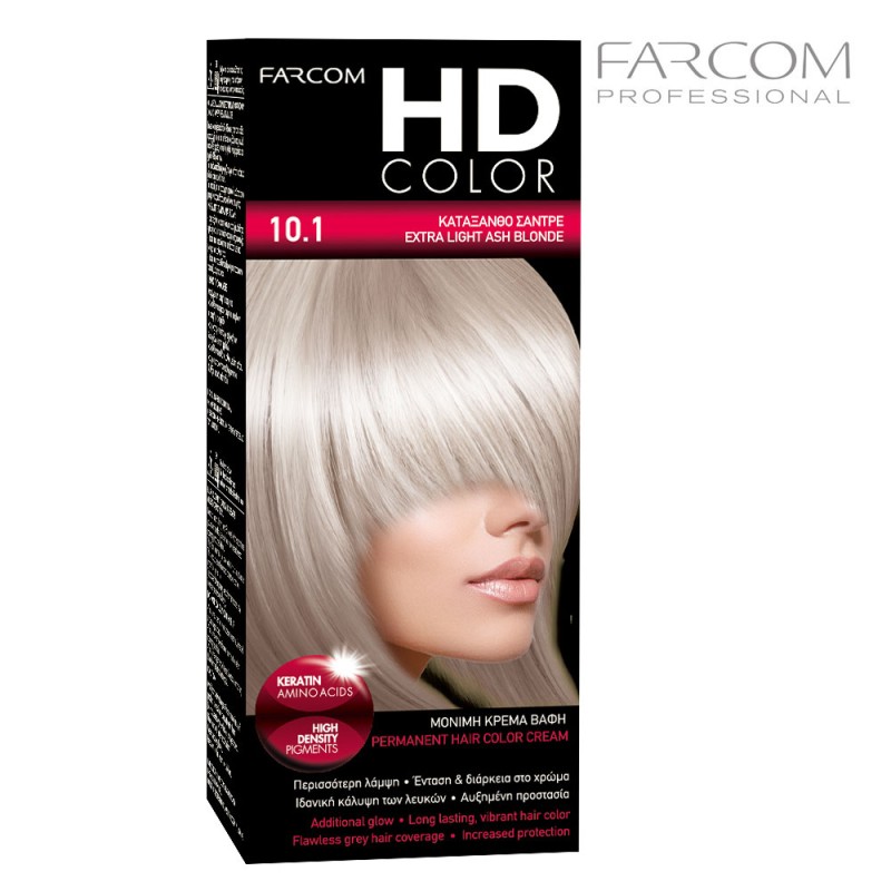 FARCOM HD COLOR Juuksevärvi komplekt 10.1-Extra Light Ash Blond