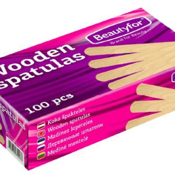 Beautyfor koka špāteles depilācijai platas 100gb