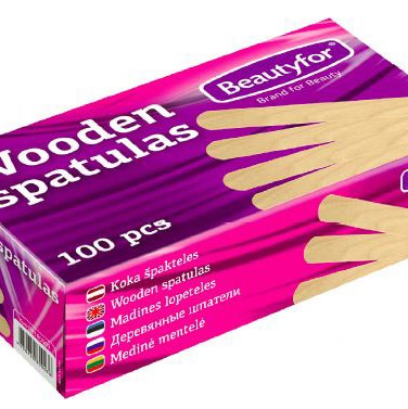Beautyfor koka špāteles depilācijai platas 100gb