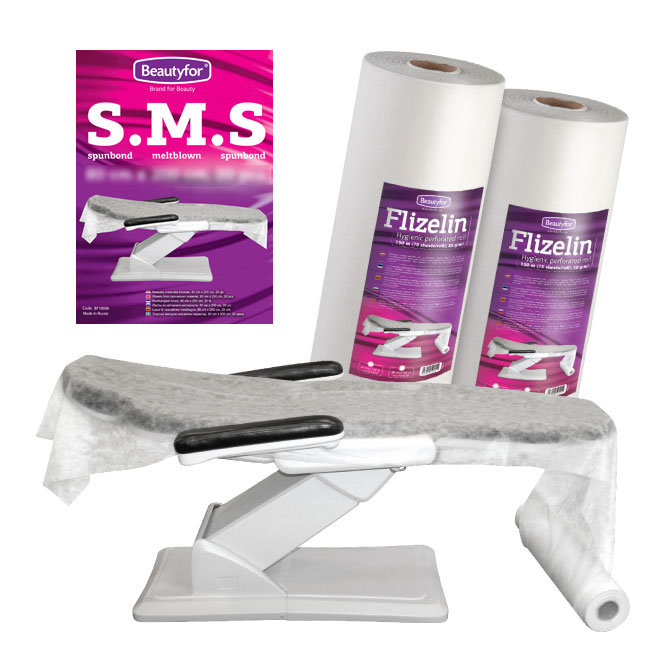 Beautyfor flizelīns SMS ar perforāciju 80cm x 150m