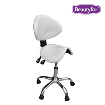 Beautyfor meistara krēsls balts CH-854