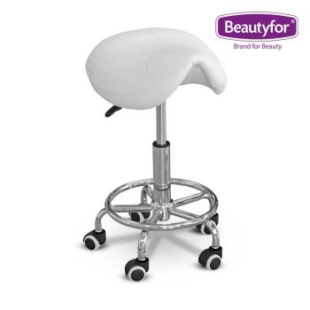 Beautyfor meistara krēsls seglu formas balts FM004-7