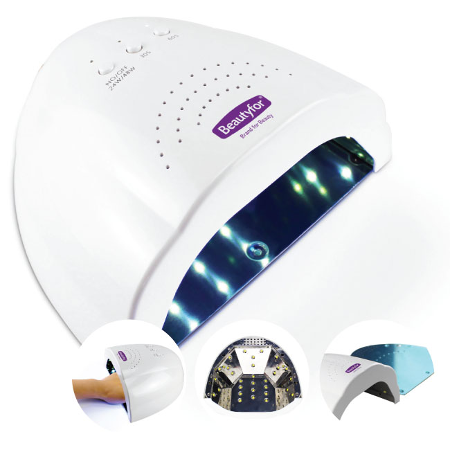 UV-Led lampa manikīram Beautyfor 24/48W ar taimeri