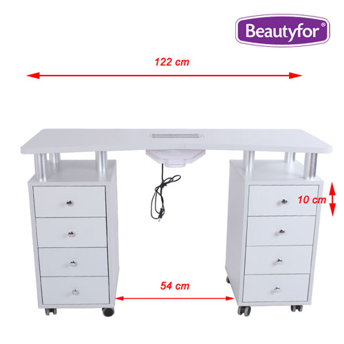 Beautyfor manikīra galds ar putekļu nosūcēju DP-3425B