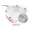 EMAG UV LED Geelilamp Emmi-Nail Galaxy 36W taimeriga, roosa