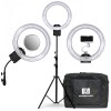 NANGUANG Fluo­rest­sents ringvalgusti statiivil CN-65C PRO