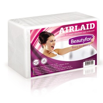 BEAUTYFOR Reljeefsed paberkäterättikud AIRLAID 100 tk.