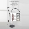 BEAUTYFOR LED Moon HD-M2X lamp poolkuukujuline põrandajalal, valge 