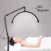 BEAUTYFOR LED Moon HD-M2X lamp poolkuukujuline põrandajalal, valge 
