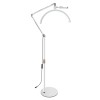 BEAUTYFOR LED Moon HD-M2X lamp poolkuukujuline põrandajalal, valge 