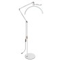 BEAUTYFOR LED Moon HD-M2X lamp poolkuukujuline põrandajalal, valge 