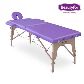 BEAUTYFOR Kaasaskantav massaazilaud, lilla