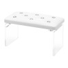 Maniküüri käetugi MOMO DIAMOND VELVET, valge