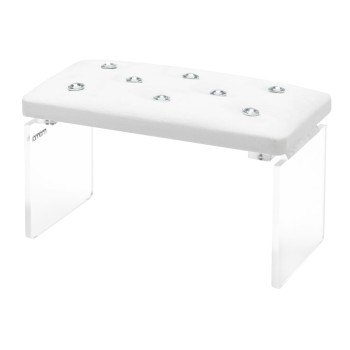 Maniküüri käetugi MOMO DIAMOND VELVET, valge