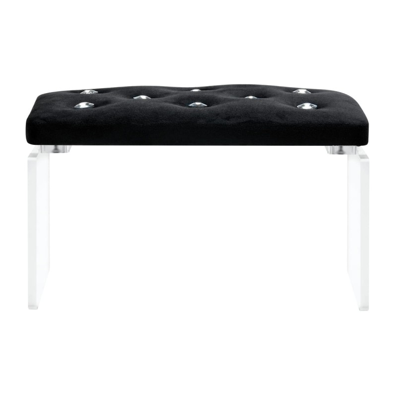 Maniküüri käetugi MOMO DIAMOND VELVET, must