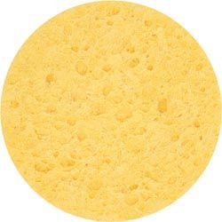 Tselluloosist Meigieemaldussvamm 2 tk., Ø 80 MM, kollane